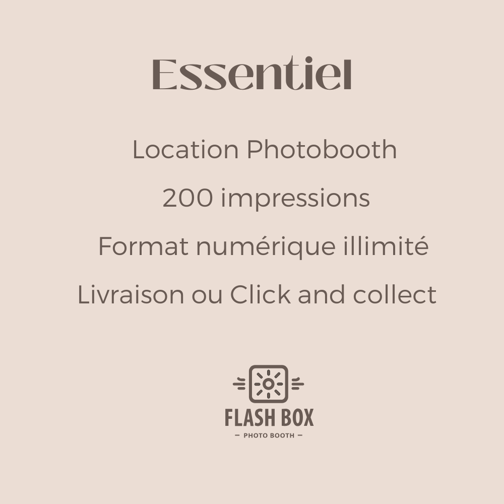 Location Photobooth Essentiel